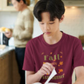 秋ブリーズ&紅葉デザイン Tシャツ