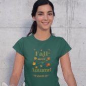 秋ブリーズ&紅葉デザイン Tシャツ