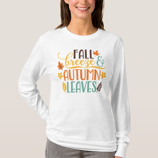 秋ブリーズ&紅葉 Tシャツ (正面)