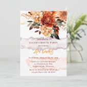 秋ブルゴーニュオレンジフローラバチェロレッテ 招待状 (スタンド正面)