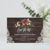 秋ブルゴーニュフローラひまわりウッドレース結婚ズ セーブザデート (スタンド正面)