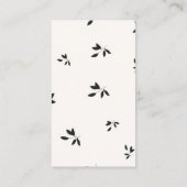 秋ブルゴーニュフローラブライダルレシピ要求 エンクロージャーカード (裏面)