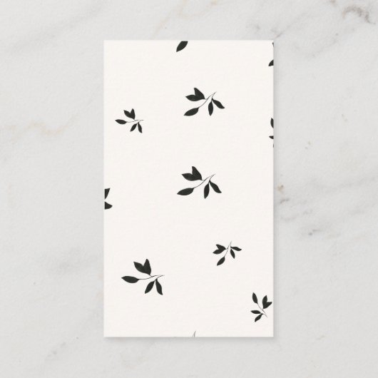 秋ブルゴーニュフローラブライダルレシピ要求 エンクロージャーカード (裏面)