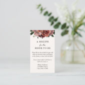 秋ブルゴーニュフローラブライダルレシピ要求 エンクロージャーカード (スタンド正面)