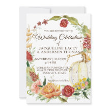 秋ブルゴーニュフローラホワイトパンプキンリース結婚ズ