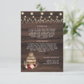 秋ブルゴーニュフローラワインバレル結婚の詳細 エンクロージャーカード (スタンド正面)