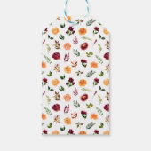 秋ブルゴーニュフローラ結婚ズサンキュー ギフトタグ (裏面)