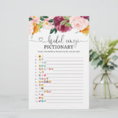 秋ブルゴーニュブライダルシャワー絵文字ゲーム (スタンド正面)