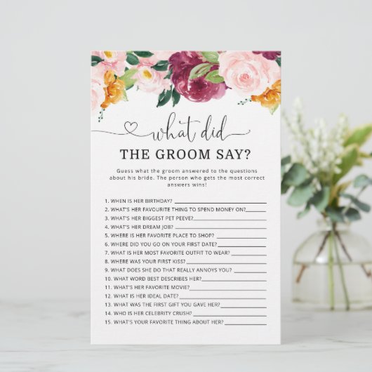 秋ブルゴーニュ新郎は何と言ったブライダルシャワー (スタンド正面)