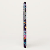 秋ブルゴーニュ海軍マスタードウォーター色フラワーアート Case-Mate iPhoneケース (裏面/左)