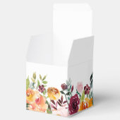 秋ブルゴーニュ赤面フローラブロッサム結婚ズ フェイバーボックス (オープン)