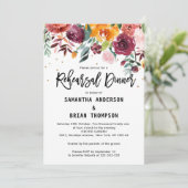 秋ブルゴーニュ赤面フローラリハーサルディナー 招待状 (スタンド正面)