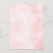 秋ブルゴーニュ赤面フローラ幾何学的詳細 エンクロージャーカード (裏面)