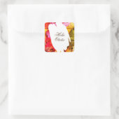 秋ブルーズボタニックホラオトニョトレンディーシモダンック スクエアシール (バッグ)