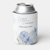 秋ブルーパンプキンフローラボーイベビーシャワー 缶クーラー (缶裏面)