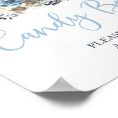 秋ブルーパンプキンボーイシャワーキャンディバー ポスター (角)