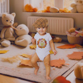 秋ブレイクキャットリース ベビーボディスーツ