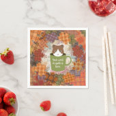 秋ブレイクキャット紙 スタンダードカクテルナプキン (インサイチュ)