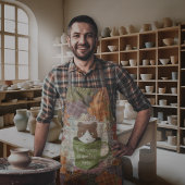 秋ブレイクネコ エプロン