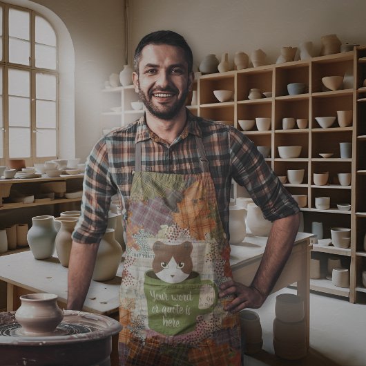 秋ブレイクネコ エプロン