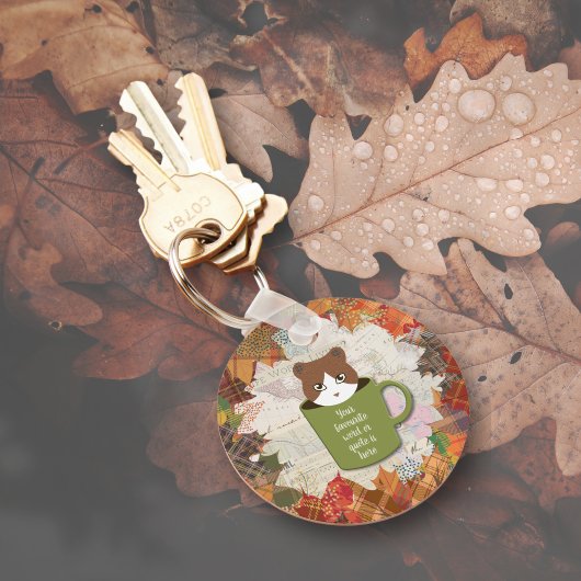 秋ブレイクネコ キーホルダー