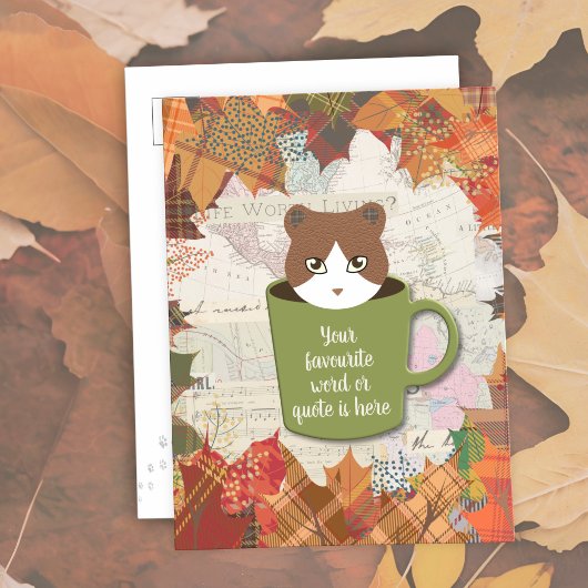 秋ブレイクネコ シーズンポストカード