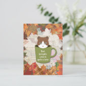 秋ブレイクネコ シーズンポストカード (スタンド正面)