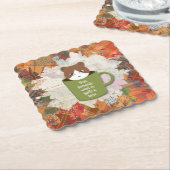 秋ブレイクネコ ペーパーコースター (アングル)