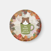 秋ブレイクネコ マグネット (正面)