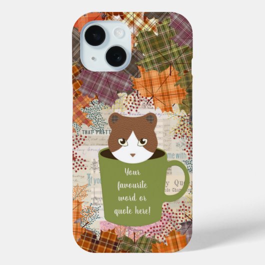 秋ブレイクCat iPhoneケース Case-Mate iPhoneケース (裏面)