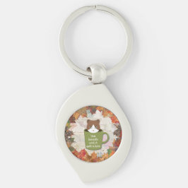 秋ブレークキャットメタルキーチェーン キーホルダー