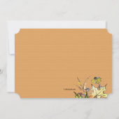 秋ブーケツー招待状 招待状 (裏面)