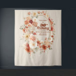 秋ブーケテラコッタ赤面groovy 30th birthday タペストリー<br><div class="desc">ああ、30歳の誕生日を計画するお祝いはエキサイティングに聞こえる！秋ブーケterracotta赤面の溝深い背景タペストリー写真のプロップは確かに魅力的touchをイベントに追加する。暖かい色とグルービーデザインは、誕生祝い中の特別な思い出をキャプチャするための美しい背景を作成する。このタペストリーを焦点に、雰囲気はフェスティバルで、愛で満たされる。楽しい大事な行事を高めシンプルて、誕生祝いをより記憶に残すことができるのはすごい。一致連絡するアイテムまたはカスタマイズ、赤面バラ©</div>