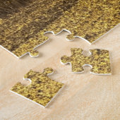 秋プラウトラクターオハイオ。クリスマスグリーティング ジグソーパズル (側面)