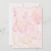 秋プリンセスは途中の赤ちゃんシャワー 招待状 (裏面)