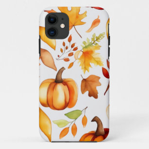 秋プリント iPhone 11 ケース
