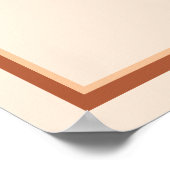 秋プレイドカボチャ小さな赤ちゃんシャワーへようこそ ポスター (角)