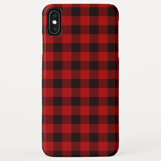 秋プレイドレッドバッファローチェックiPhoneカバーケース Case-Mate iPhoneケース (裏面)