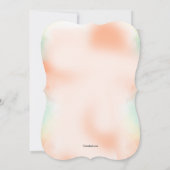 秋プレゼントシャワー招待状 招待状 (裏面)