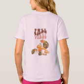 秋ヘッジホグ Tシャツ (裏面)