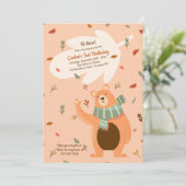 秋ベアーバースデーパーティー 招待状 (スタンド正面)