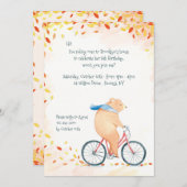 秋ベア招待状 招待状 (正面/裏面)