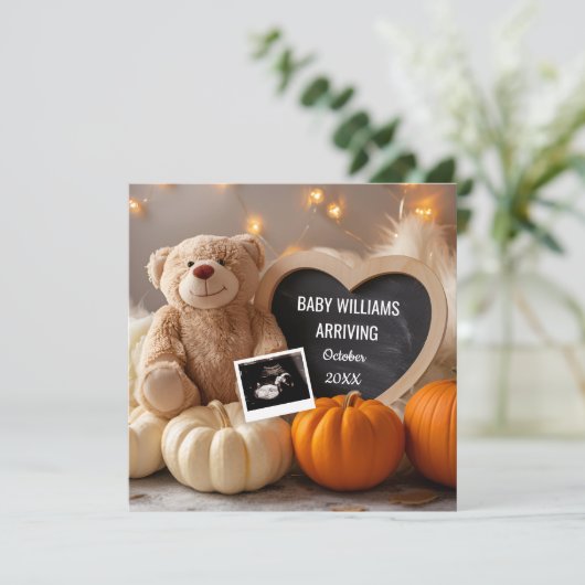 秋ベビーのソーシャルメディア発表 招待状 (スタンド正面)