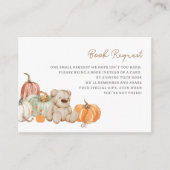 秋ベビーエンクロージャカード用おもちゃ書籍のカボチャ エンクロージャーカード (正面)