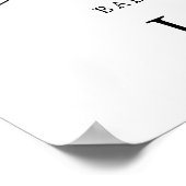 秋ベビーシャワーへようこそ ポスター (角)