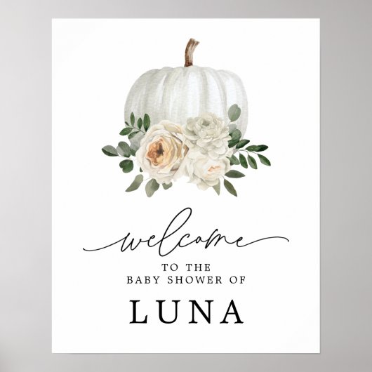 秋ベビーシャワーへようこそ ポスター (正面)