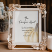 秋ベビーシャワーゲームポスターおしゃぶり狩り ポスター