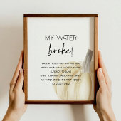 秋ベビーシャワーゲームポスター ポスター