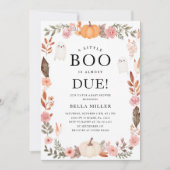 秋ベビーシャワーハロウィーン招待状 招待状 (正面)