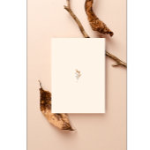 秋ベビーシャワーリトルカボチャ水彩 招待状